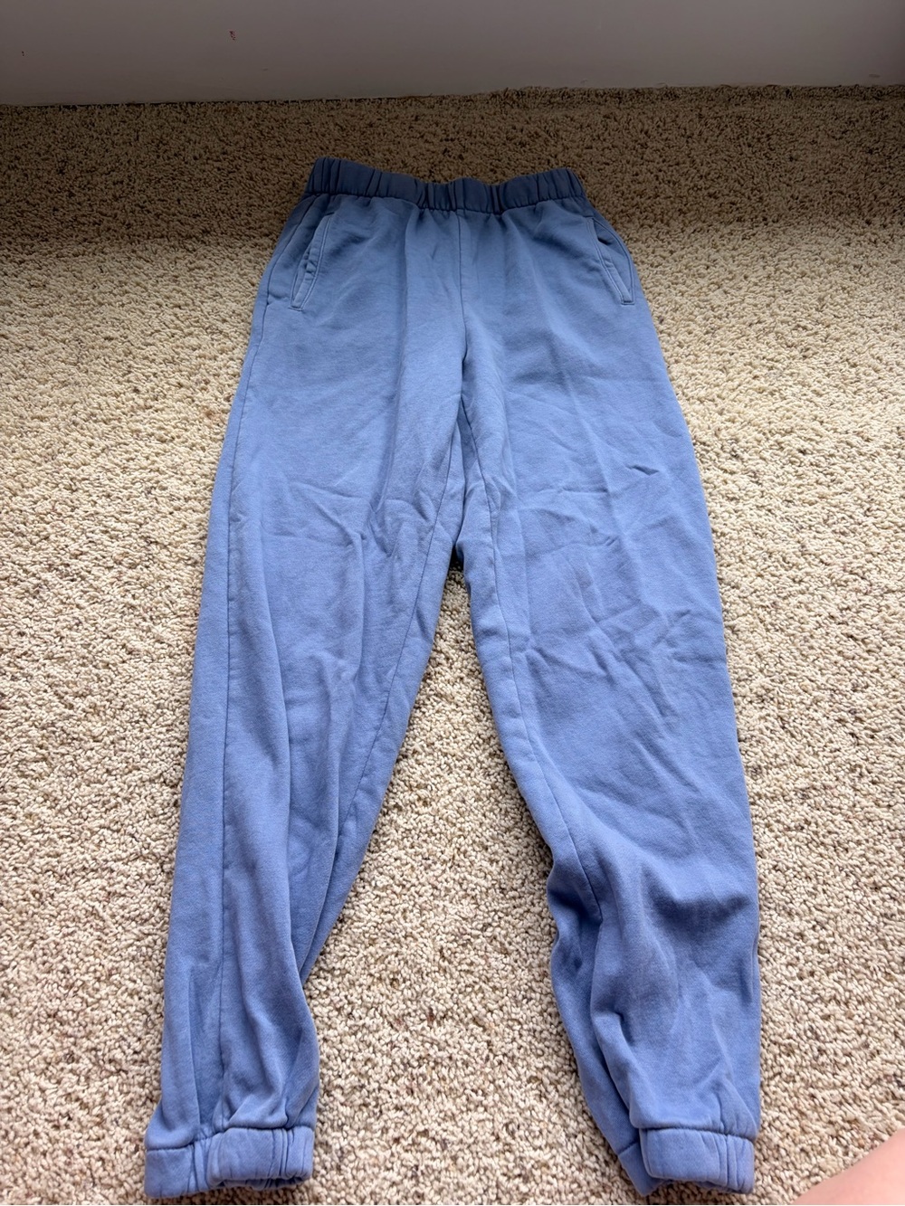 GAP women’s  Powder Blue Elastic-Waist sweatpants